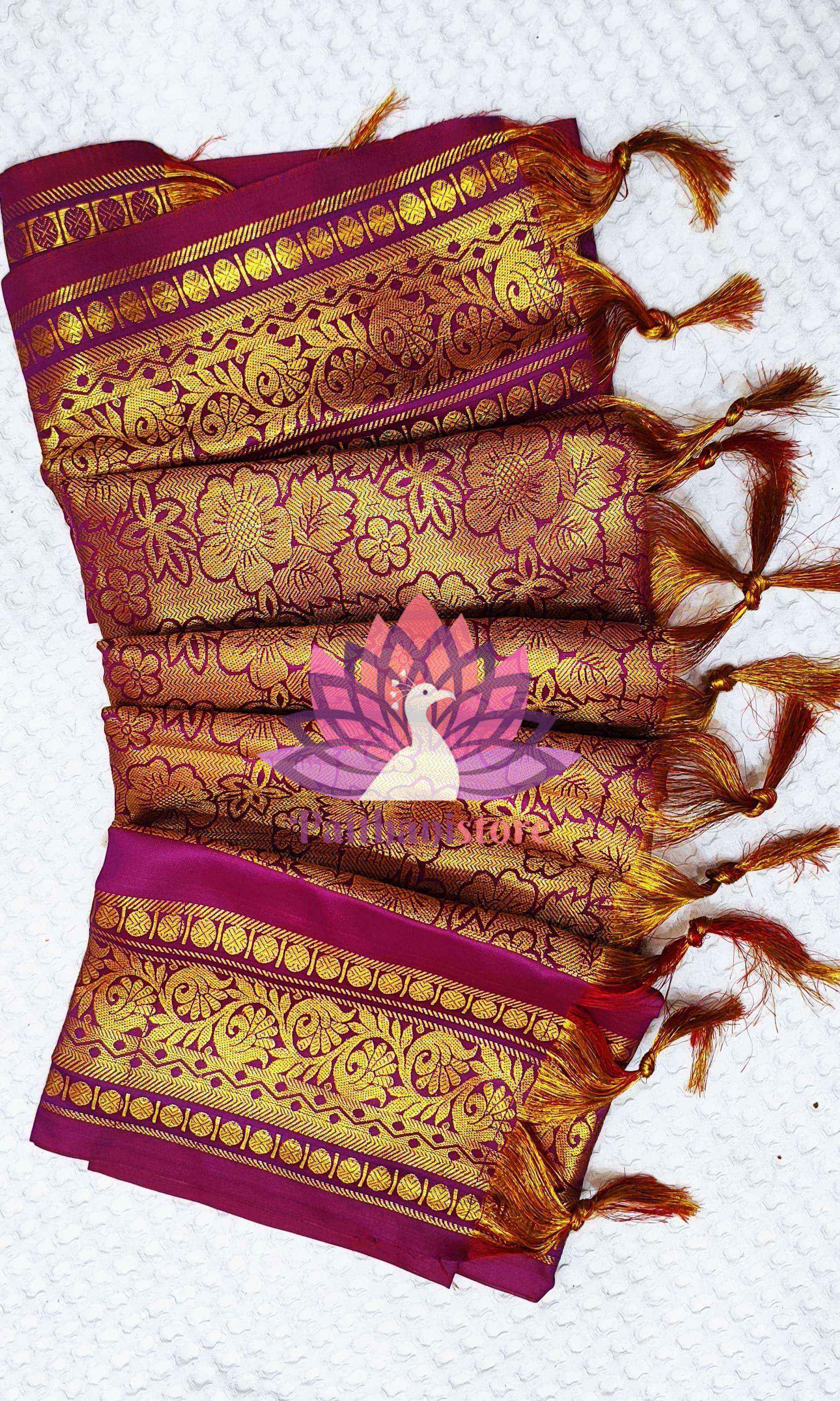 Purple Shela For Bride