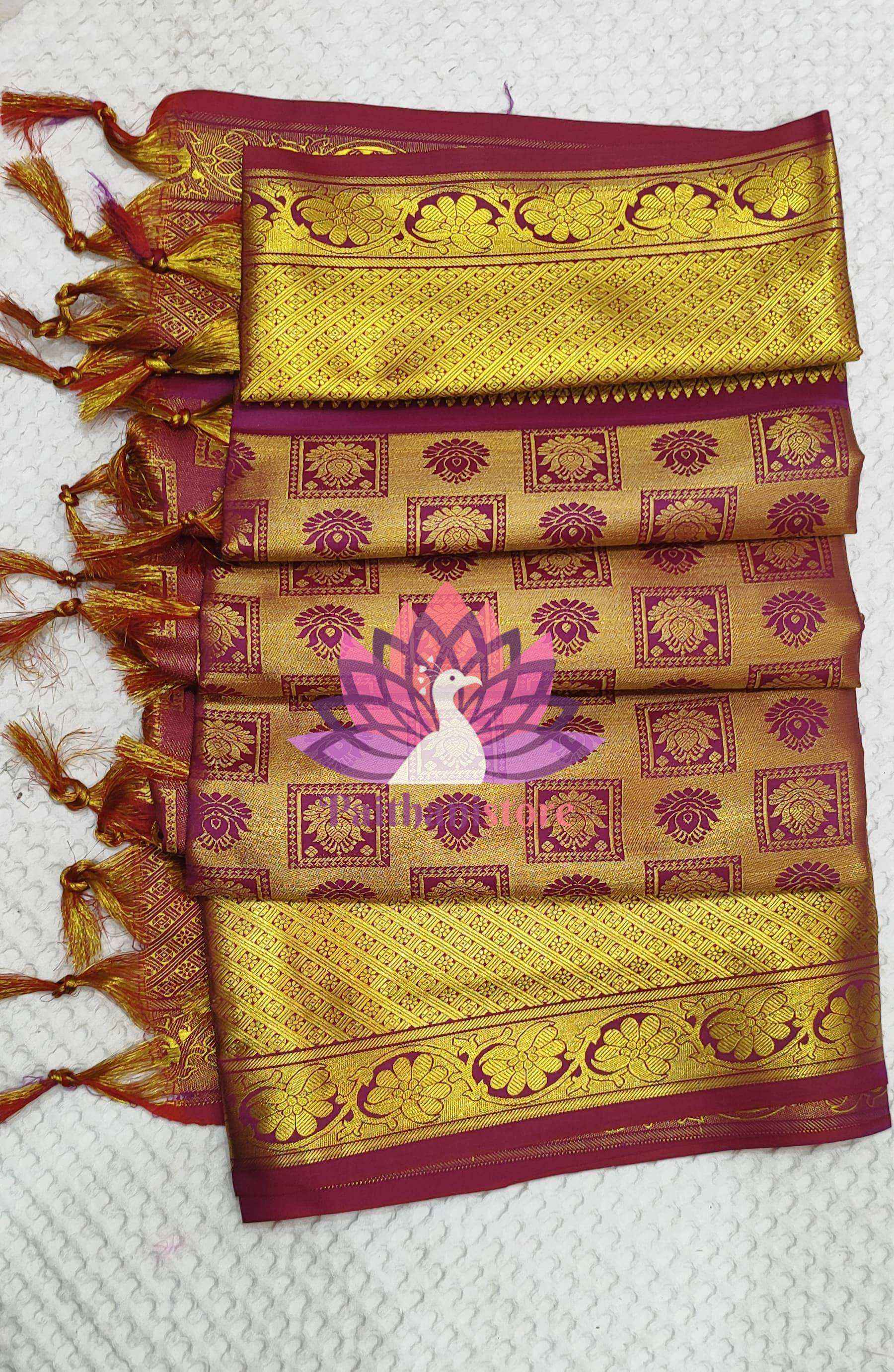 Reddish brown shela for bride