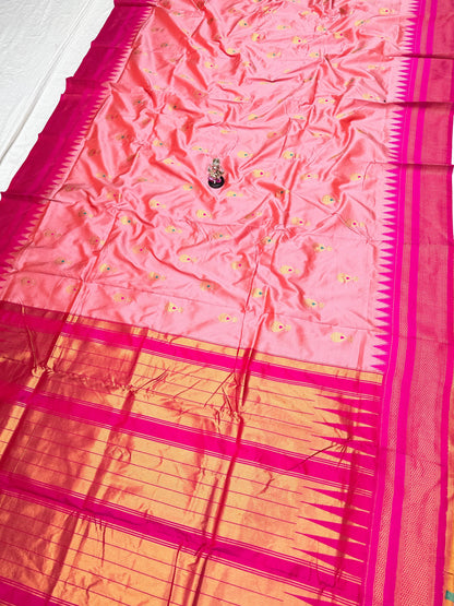 Irkal Paithani Semi Silk Saree