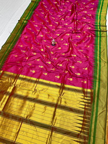 Irkal Paithani Semi Silk Saree