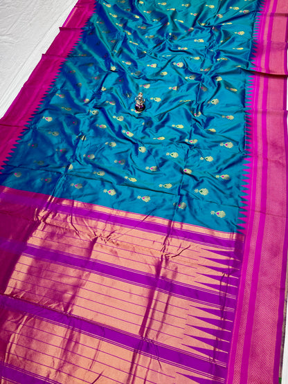 Irkal Paithani Semi Silk Saree