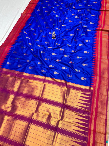 Irkal Paithani Semi Silk Saree
