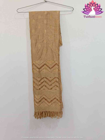 Light Weight Dark Cream Dupatta