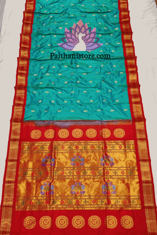 Maharani Paithani Saree Pallu