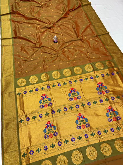 Maharani Pallu Kalanjali Paithani Saree