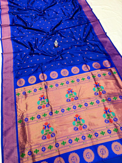 Maharani Pallu Kalanjali Paithani Saree