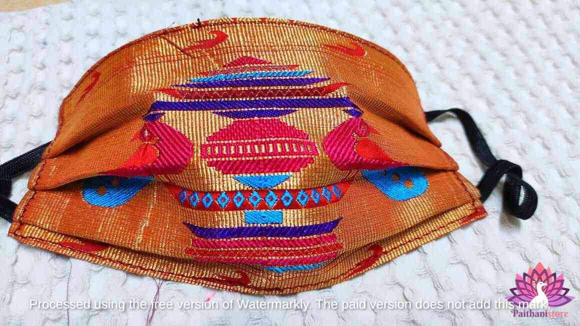 Paithani Mask For Wedding