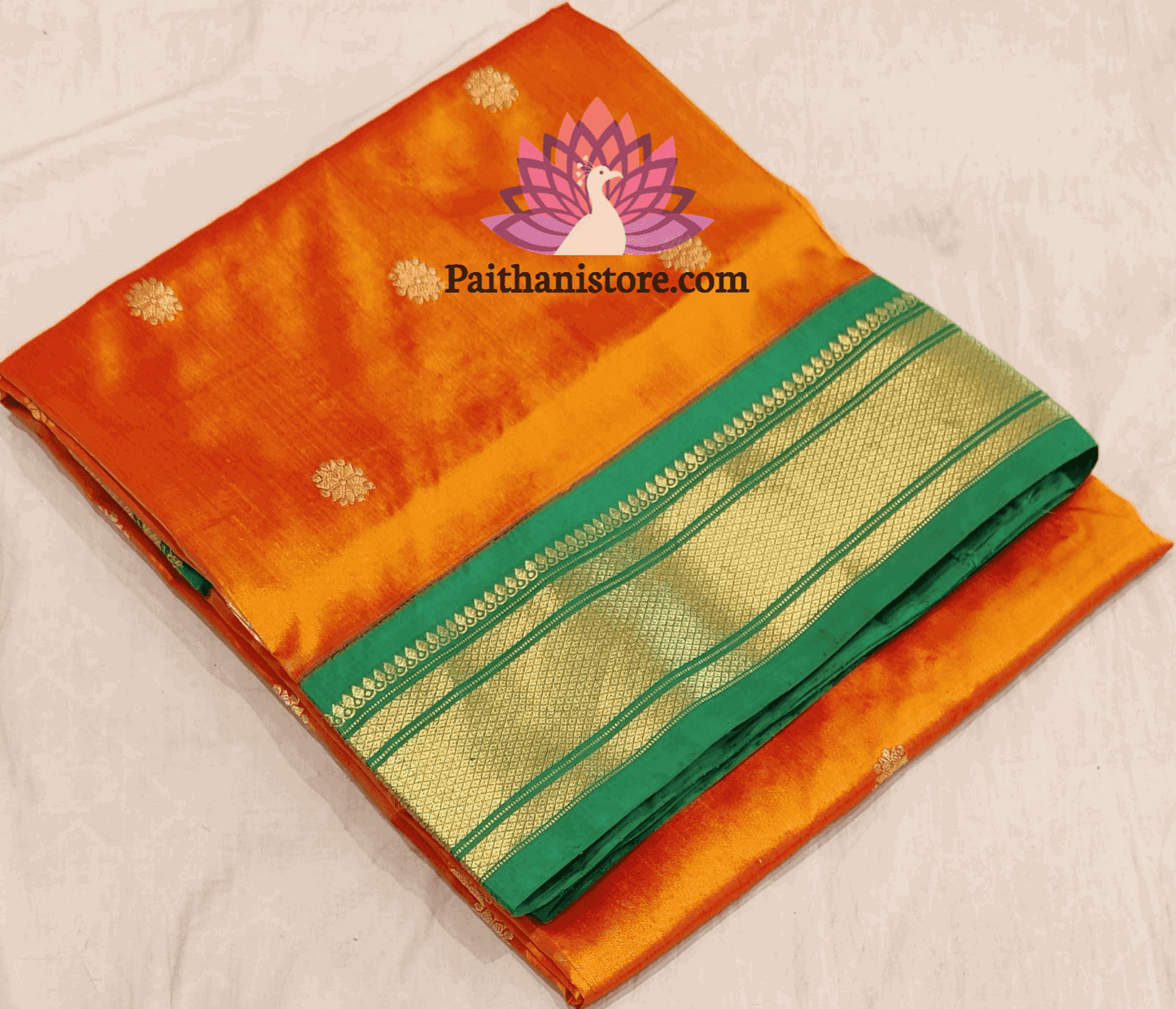 Pure Silk Kadiyal Paithani Sarees