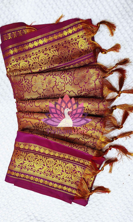 Purple Shela For Bride