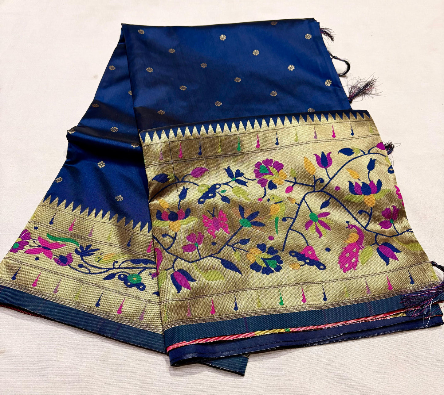 Semi Silk Saree - Diwali Special Sale — Front View