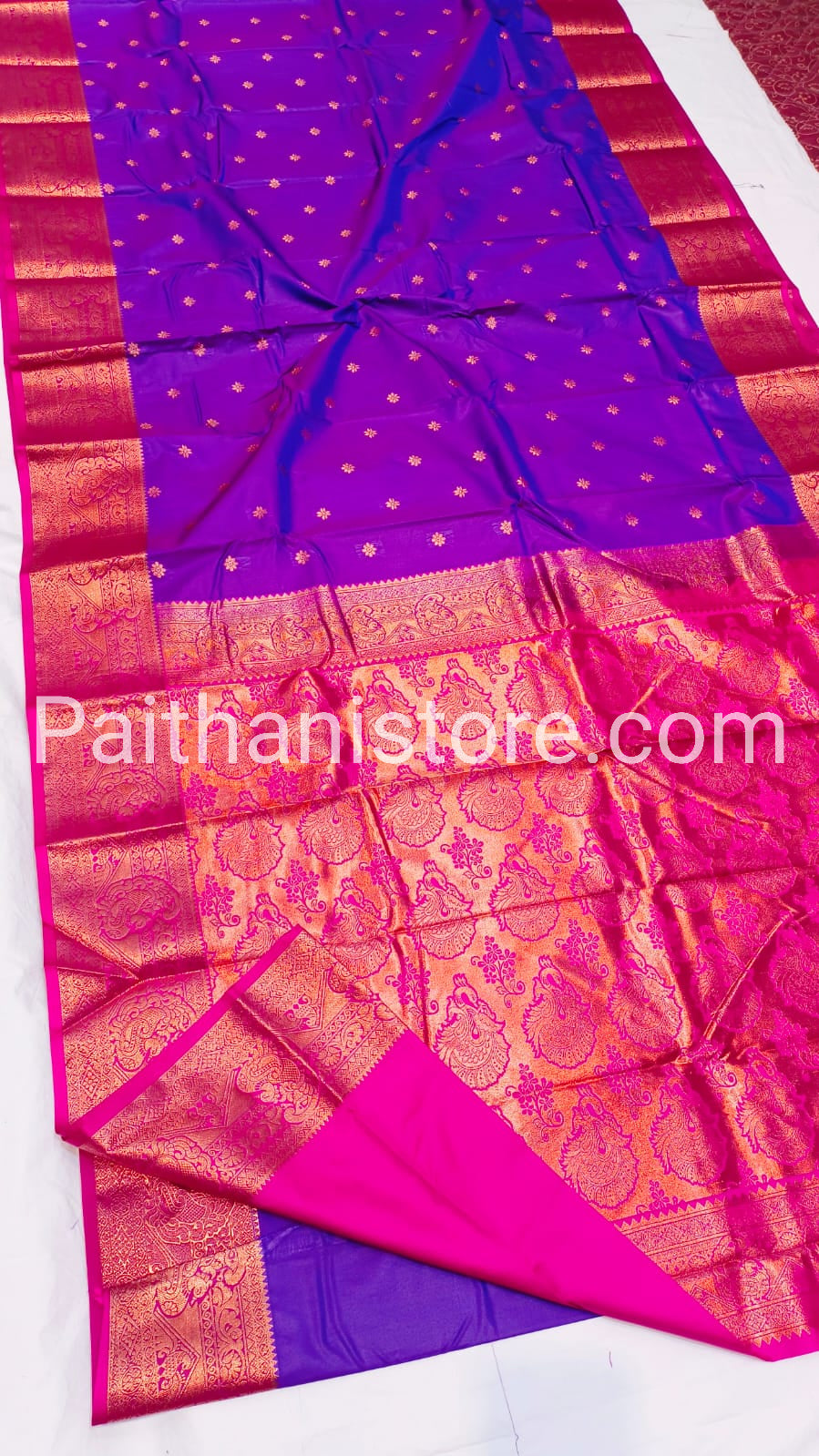 Semi Silk kanjivaram Saree — Worn by Model