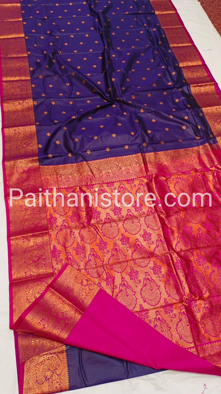 Semi Silk kanjivaram Saree — Border Detail