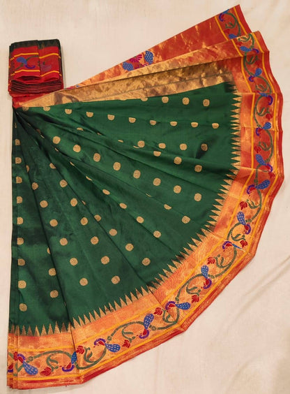 Traditional Indian Brocade Paithani Sarees