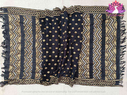 Light Weight Black Dupatta