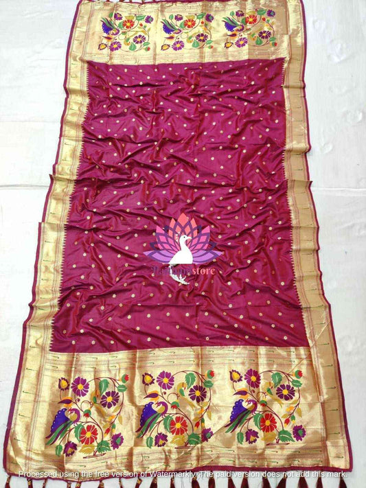 Paithani Dupatta For Women Silk