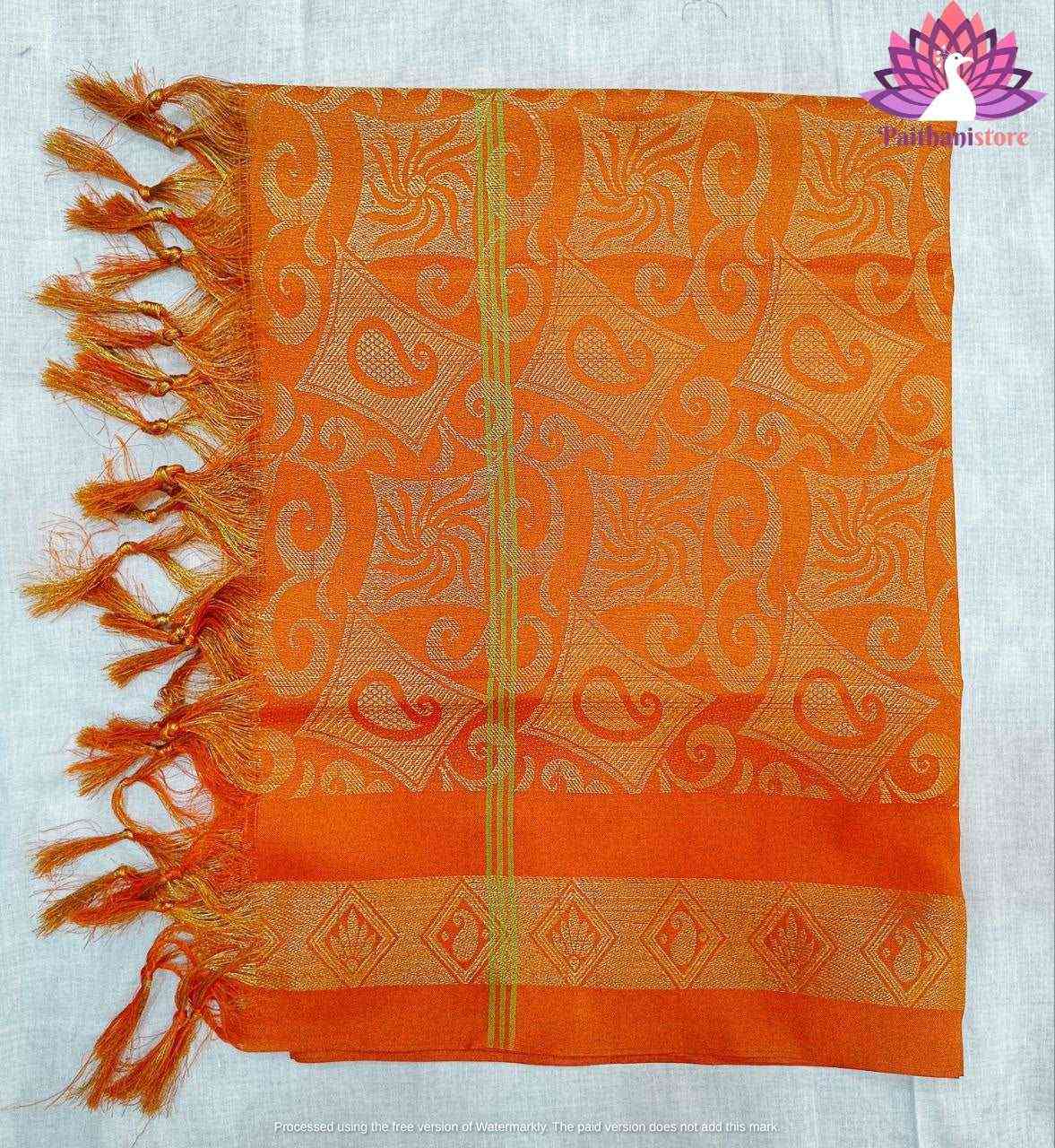 Bridal Orange Shela For Women