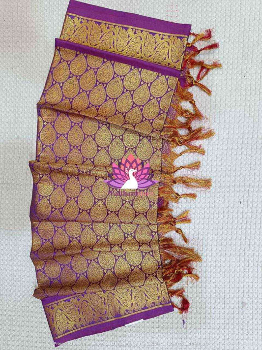 Purple Paithani Shela For Women - Paithanistore