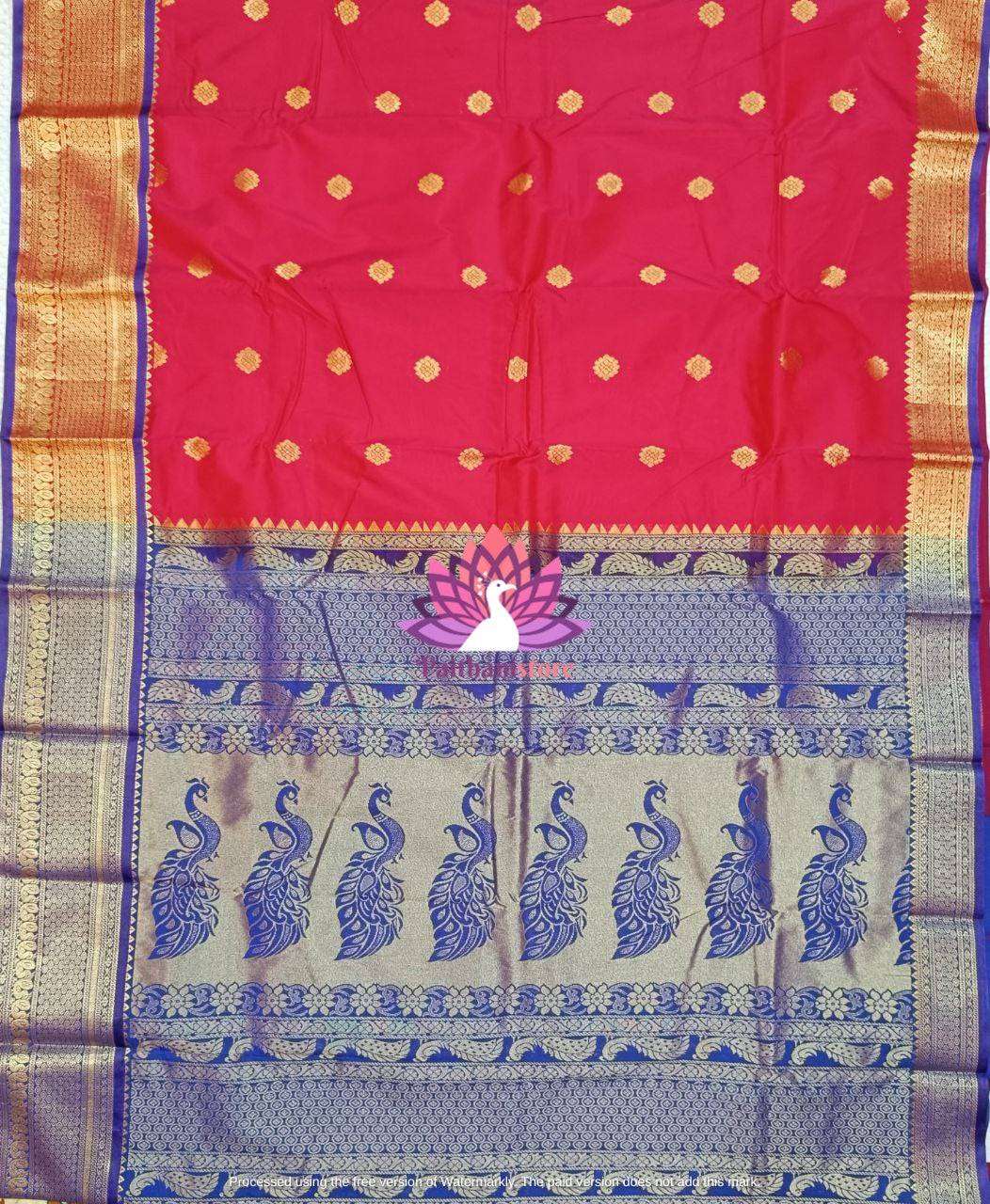 Semi Silk Mhalsa Paithani - Semi Silk Saree - Just Rs. 1999! Shop now at Paithanistore