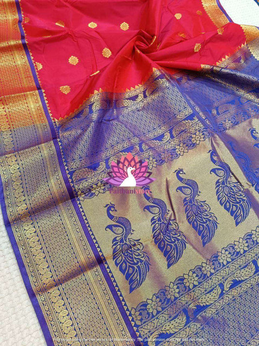 Semi Silk Mhalsa Paithani