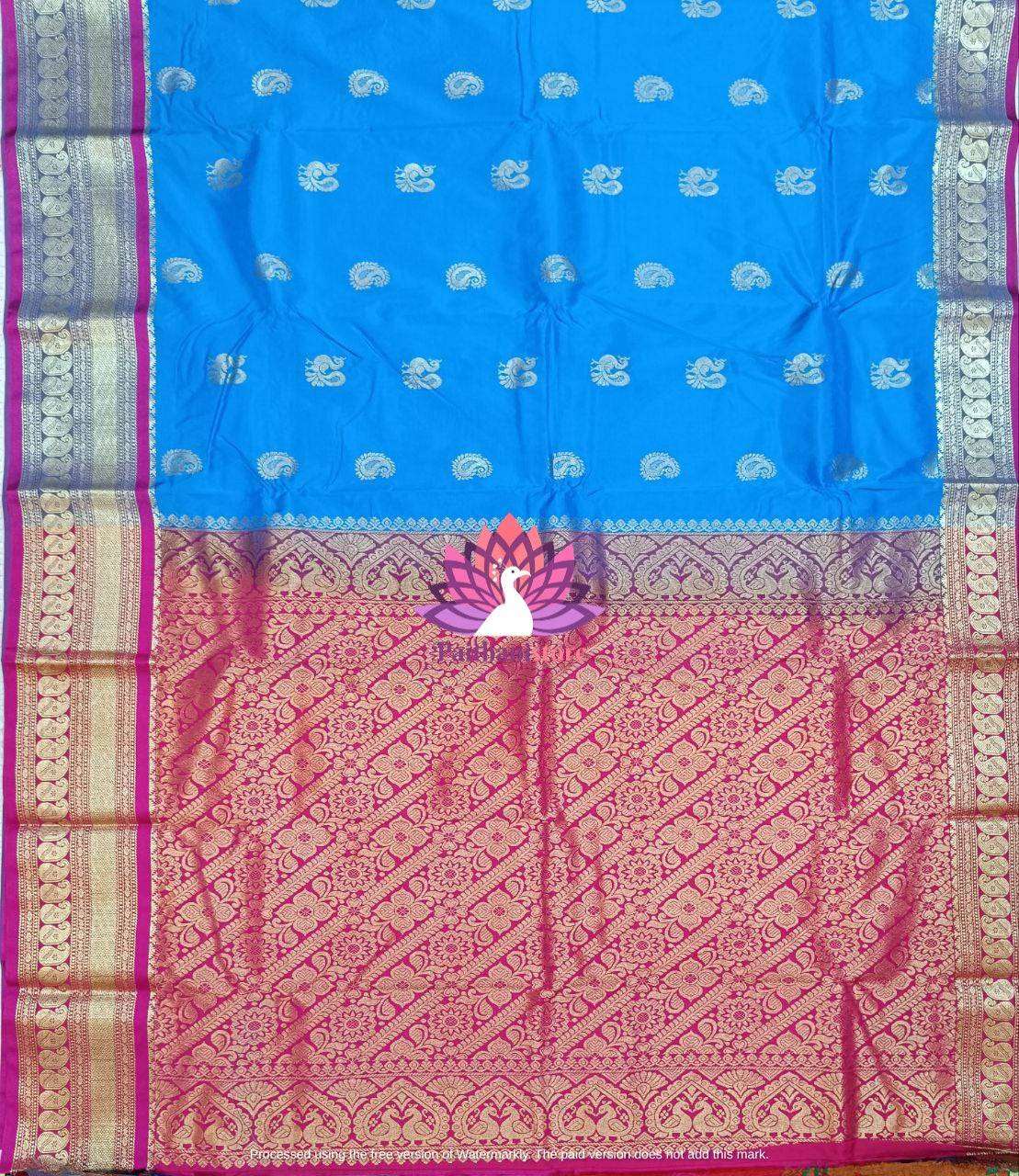 Chintamani Color Mhalsa Paithani Saree