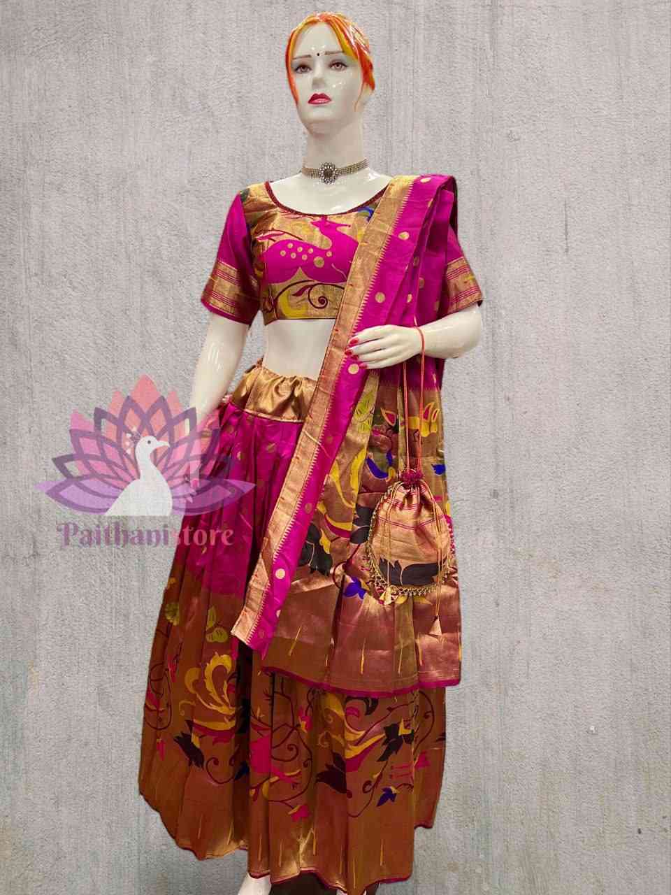 Premium Ready-to-Wear Lehenga - Fully Stitched Designer Silk Dress for Women