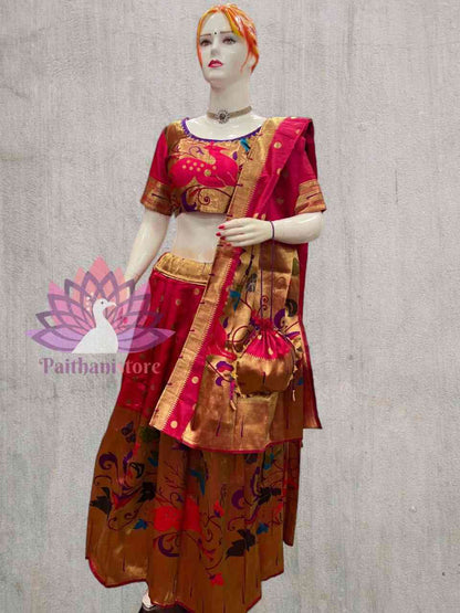 Premium Ready-to-Wear Lehenga - Fully Stitched Designer Silk Dress for Women