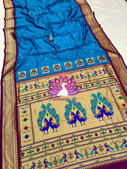 Beautiful Fancy Pallu Semi Silk Sarees