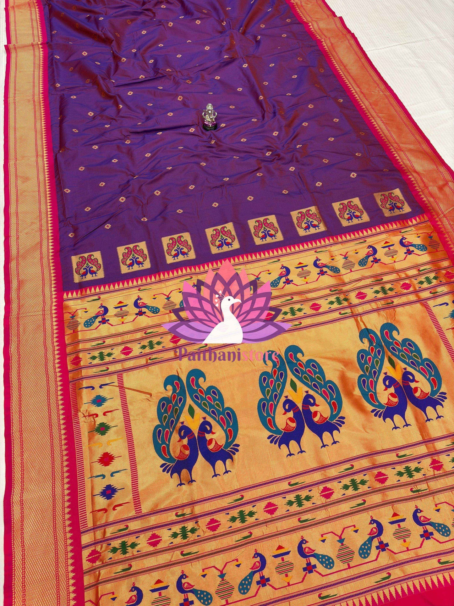 Beautiful Fancy Pallu Semi Silk Sarees