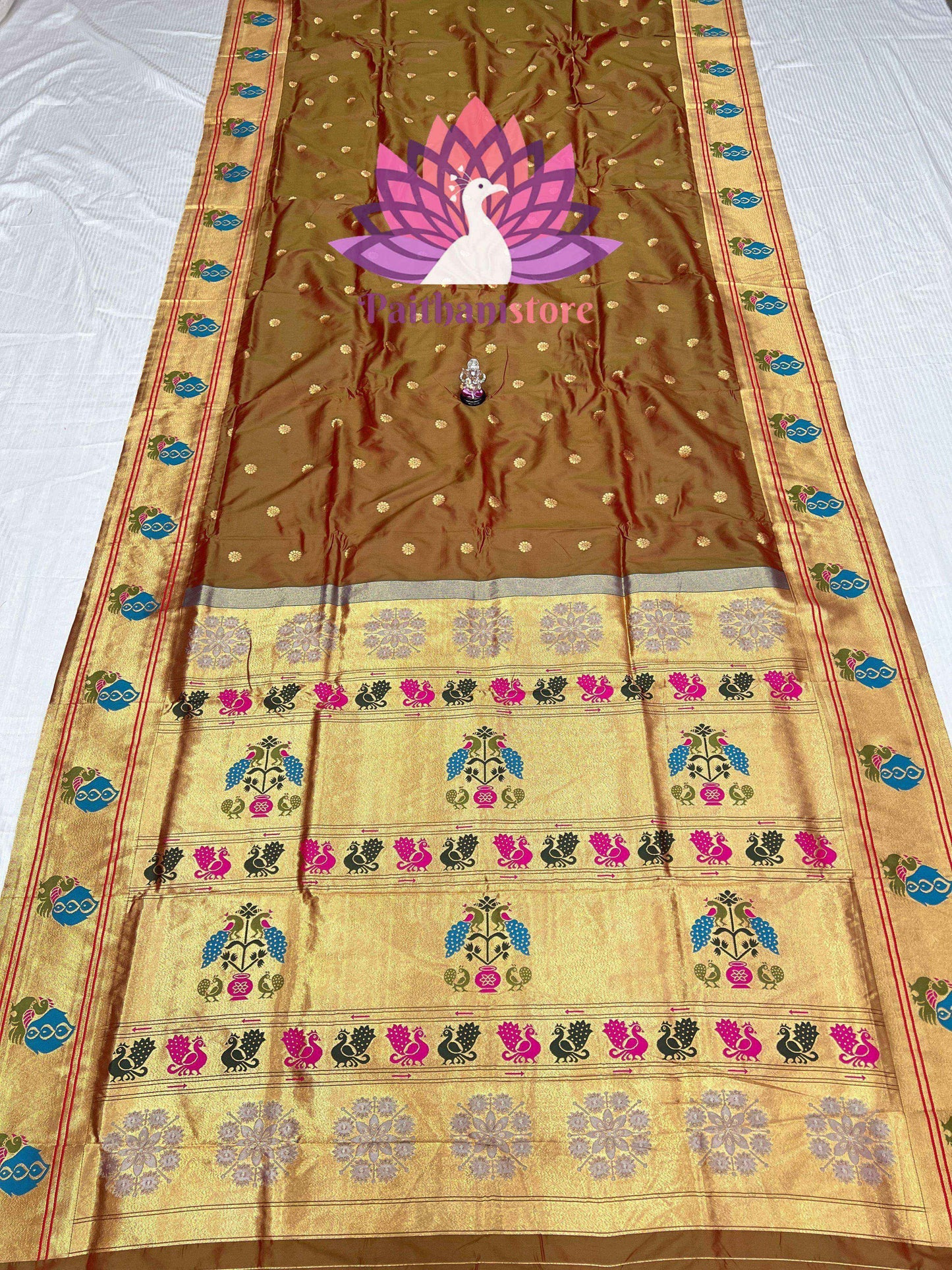 Peacock Border Paithani Saree