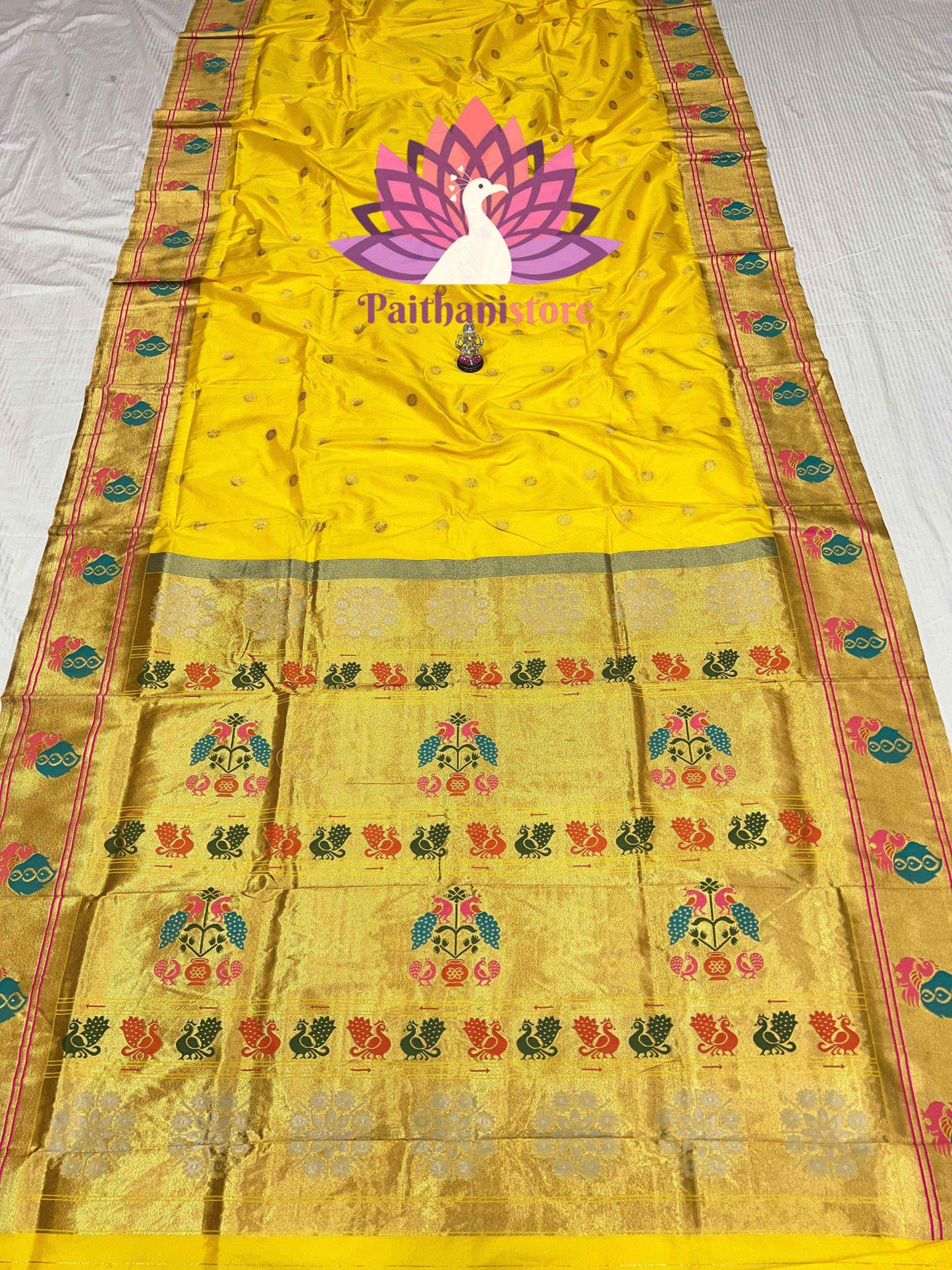Peacock Border Paithani Saree