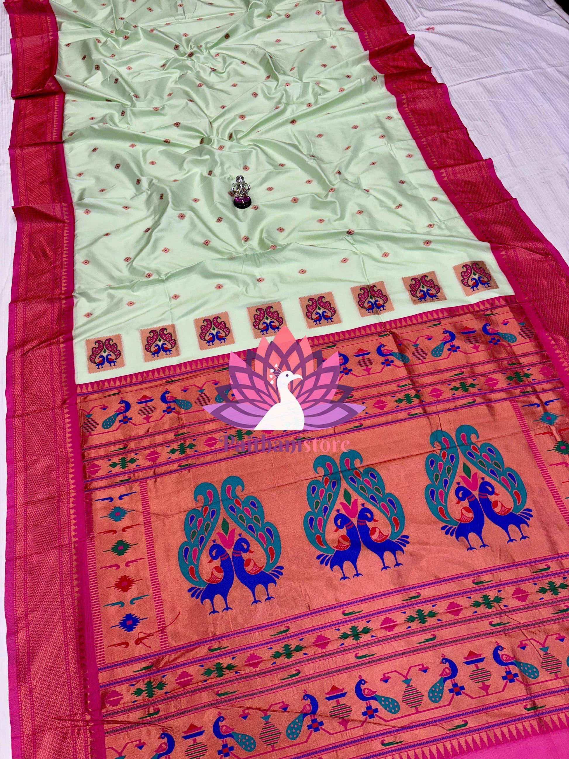 Beautiful Fancy Pallu Semi Silk Sarees