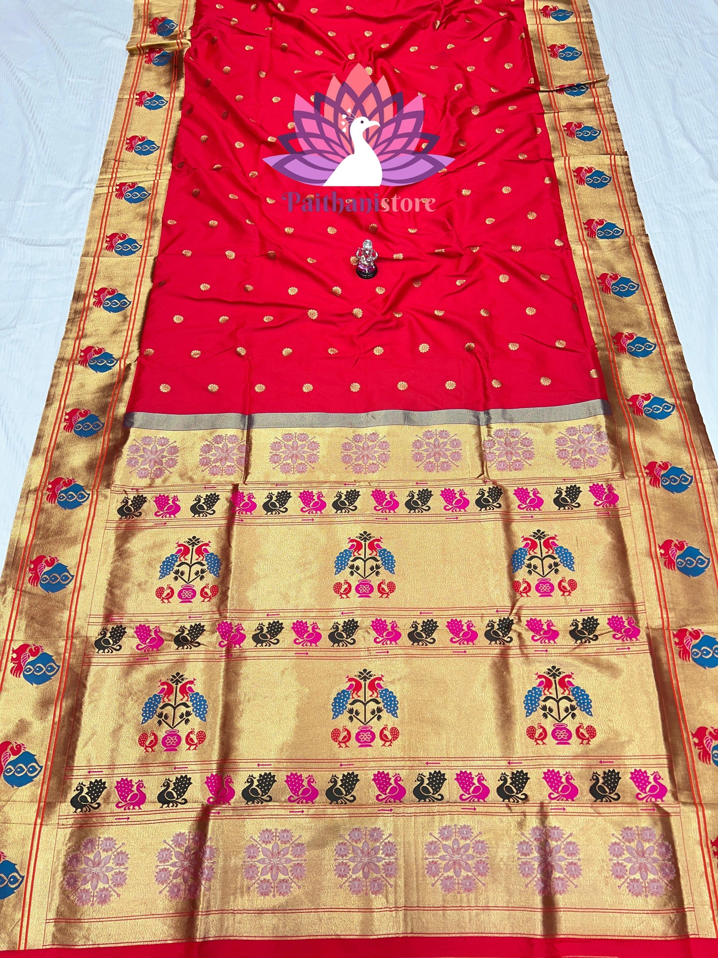 Peacock Border Paithani Saree