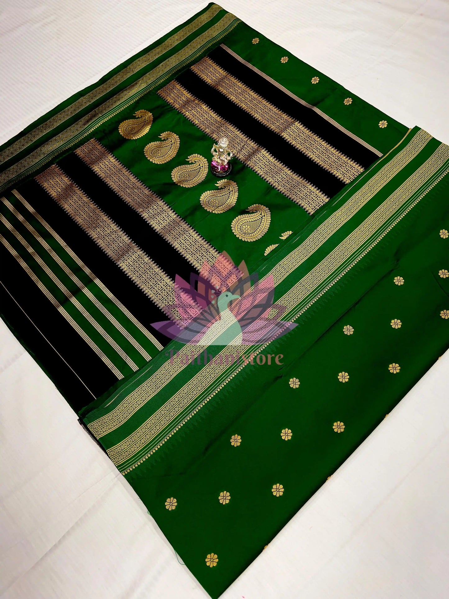 Semi-Silk Narayan Peth Paithani Saree