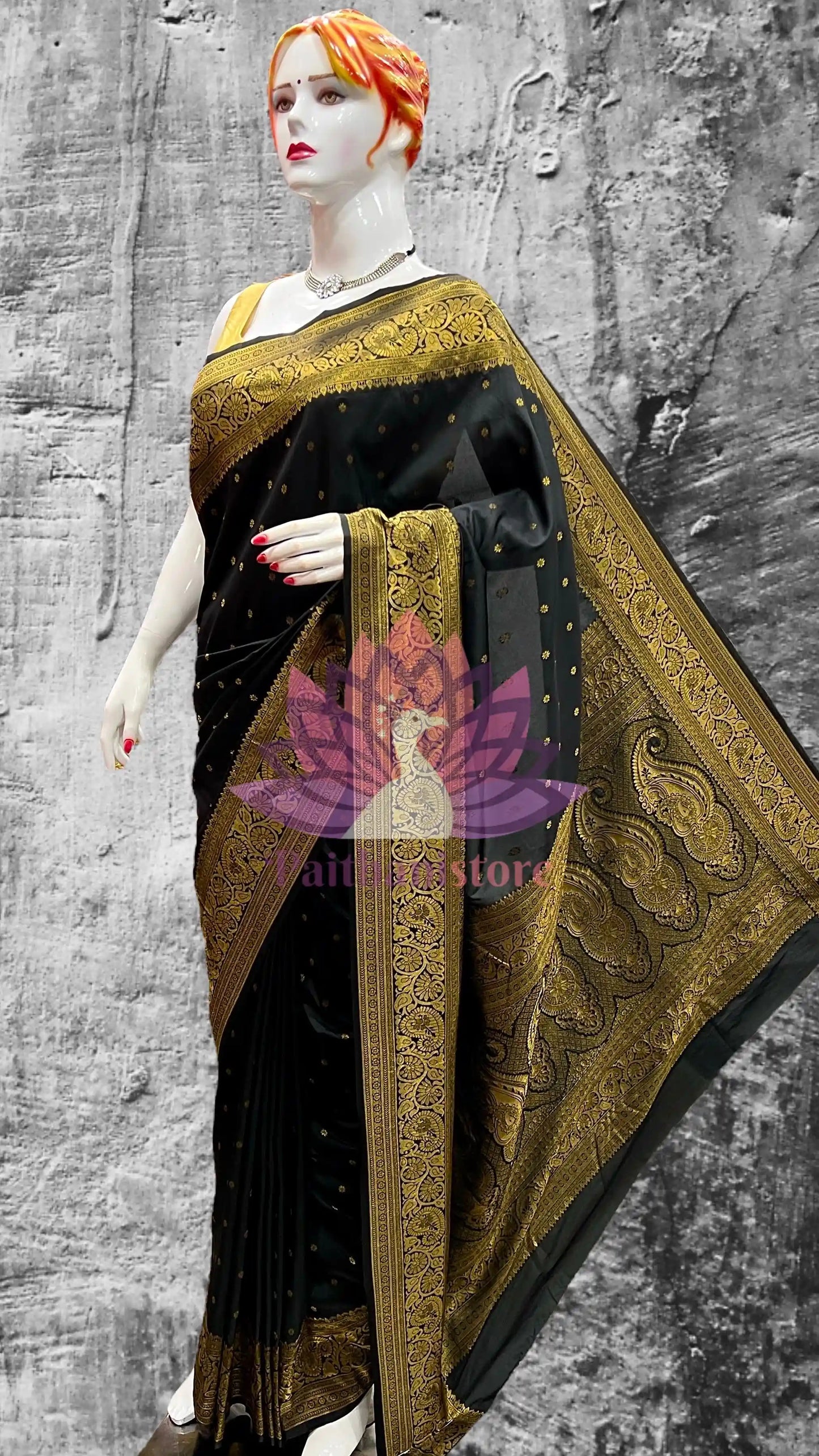 Semi-Silk Kanjivaram Paithani Saree