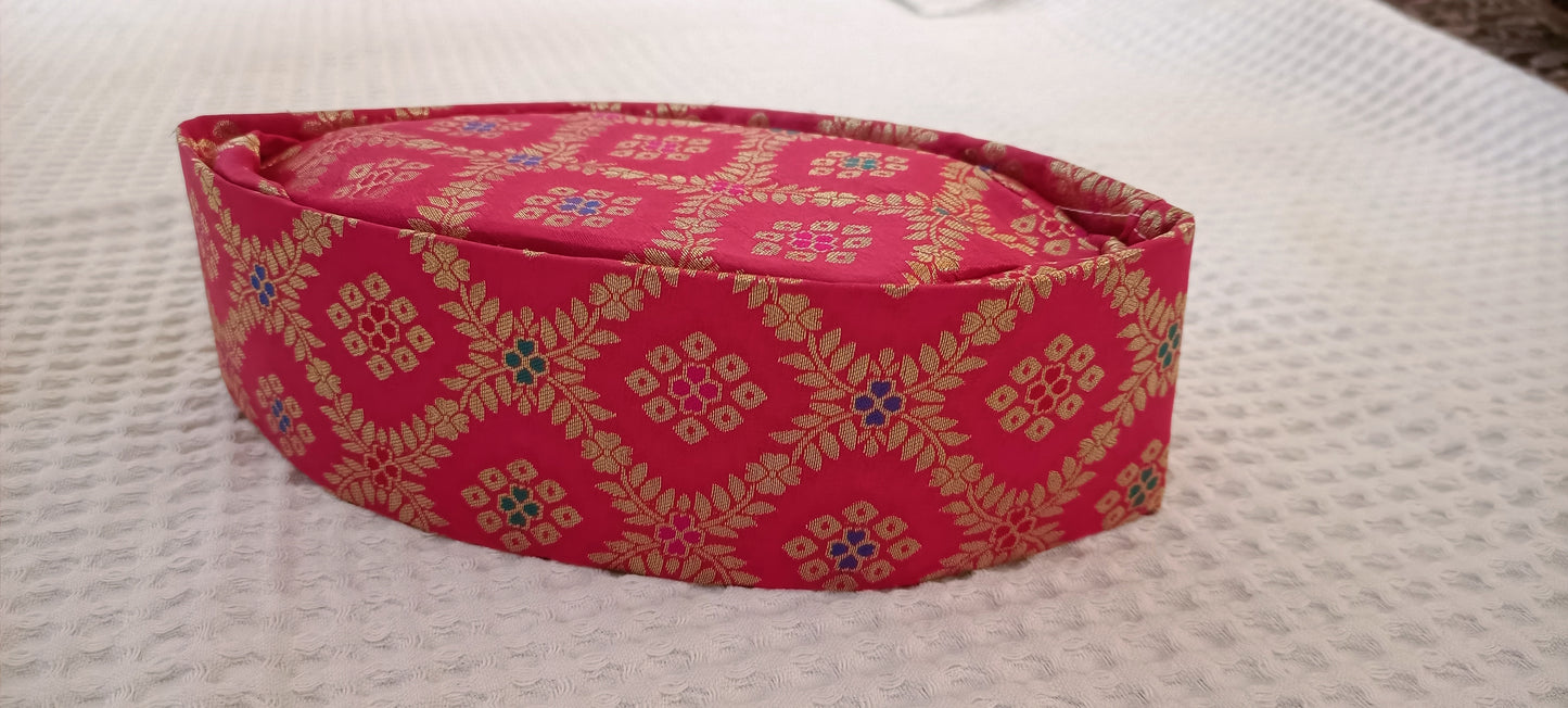 Paithani Topi 1 — Side Angle