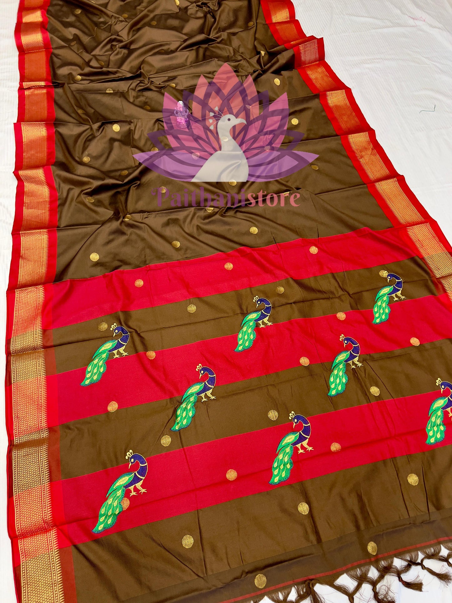 Beautiful Peacock Pallu Sarees