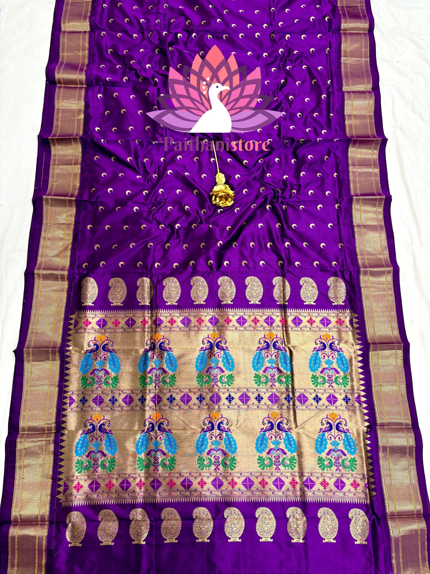 Pure Silk Chandrakor Paithani