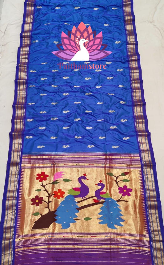 Blue Paithani Sarees