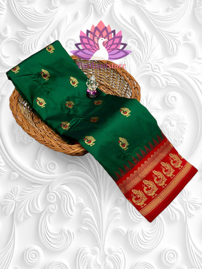 Beautiful peacock pallu Paithani saree