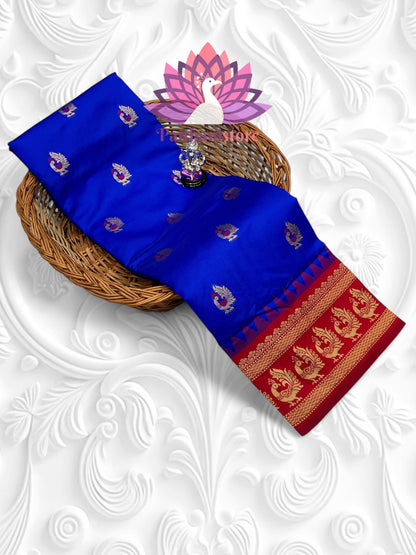 Beautiful peacock pallu Paithani saree