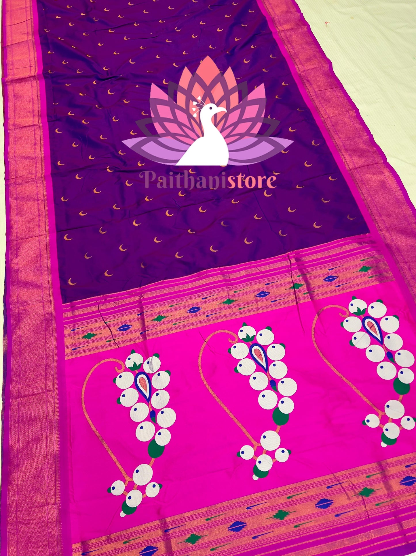 9 Yard Chandrakor Paithani Saree