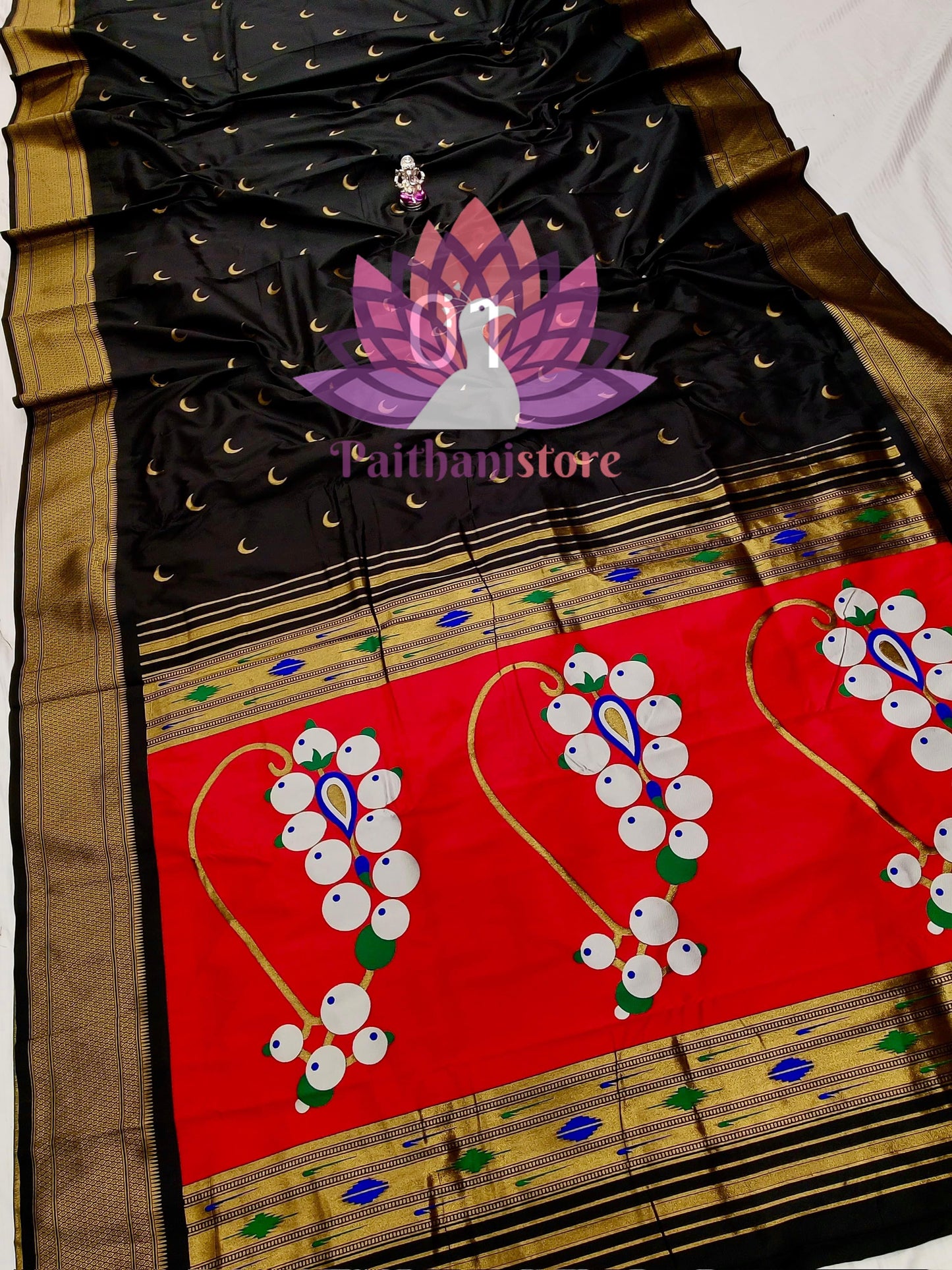 Chandrakor Nath Pallu Paithani saree