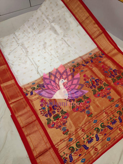 Semi Silk Maharani Pallu Paithani Saree