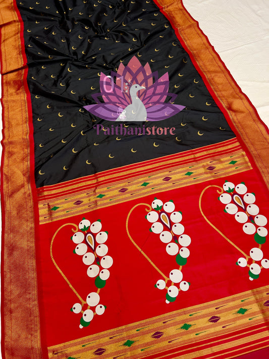 Chandrakor Nath Pallu Paithani saree