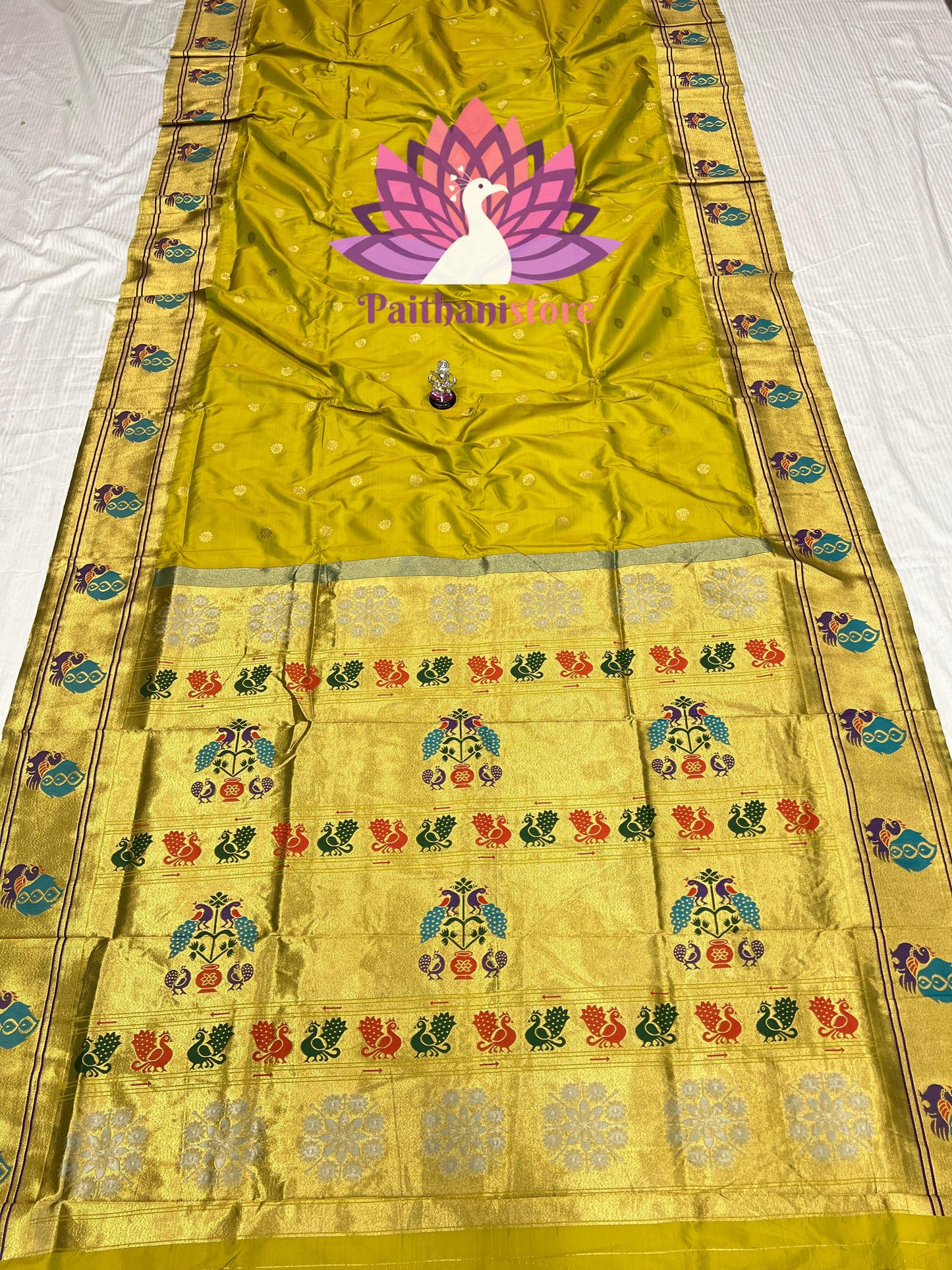 Peacock Border Paithani Saree