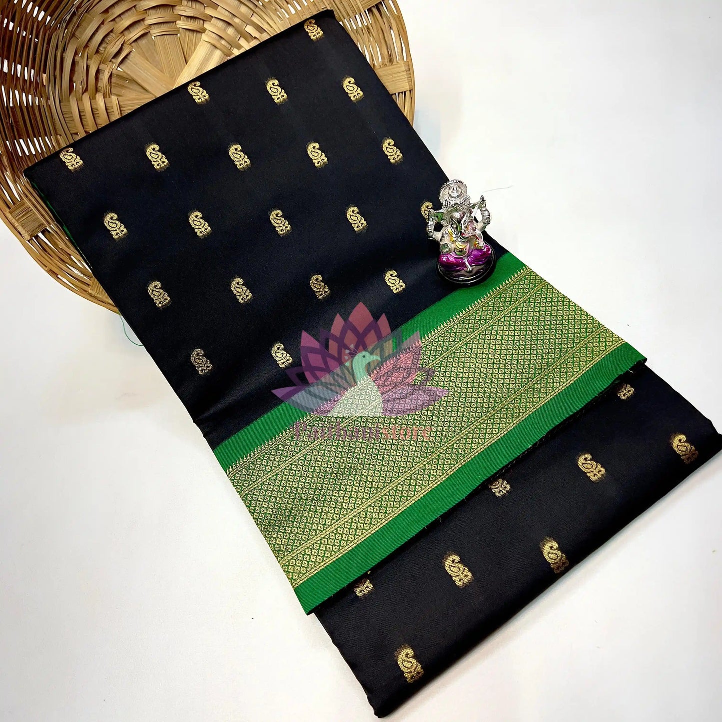 Semi Silk Designer Kadiyal Paithani Saree