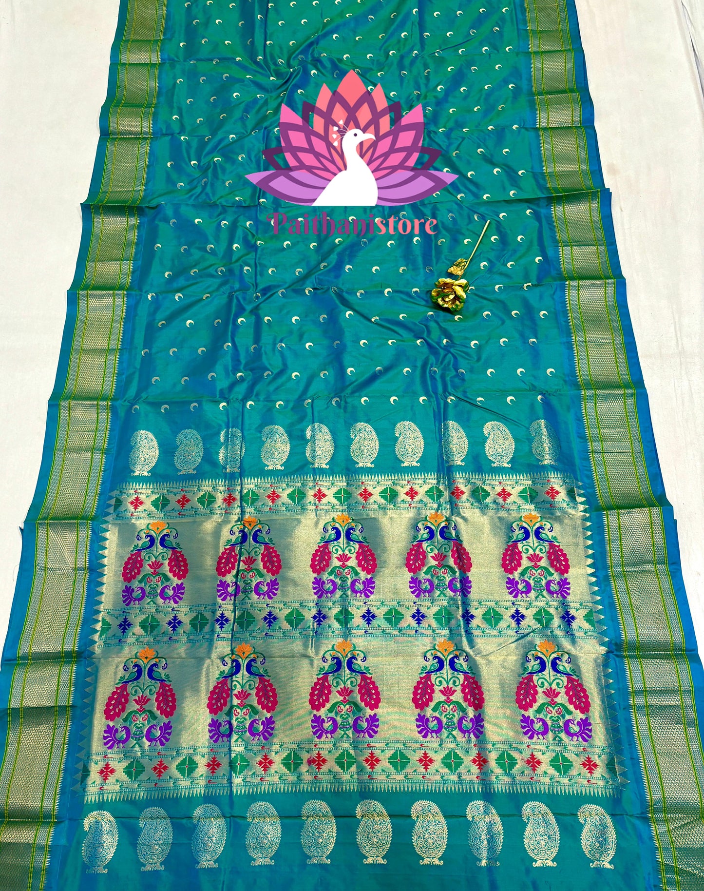 Pure Silk Chandrakor Paithani