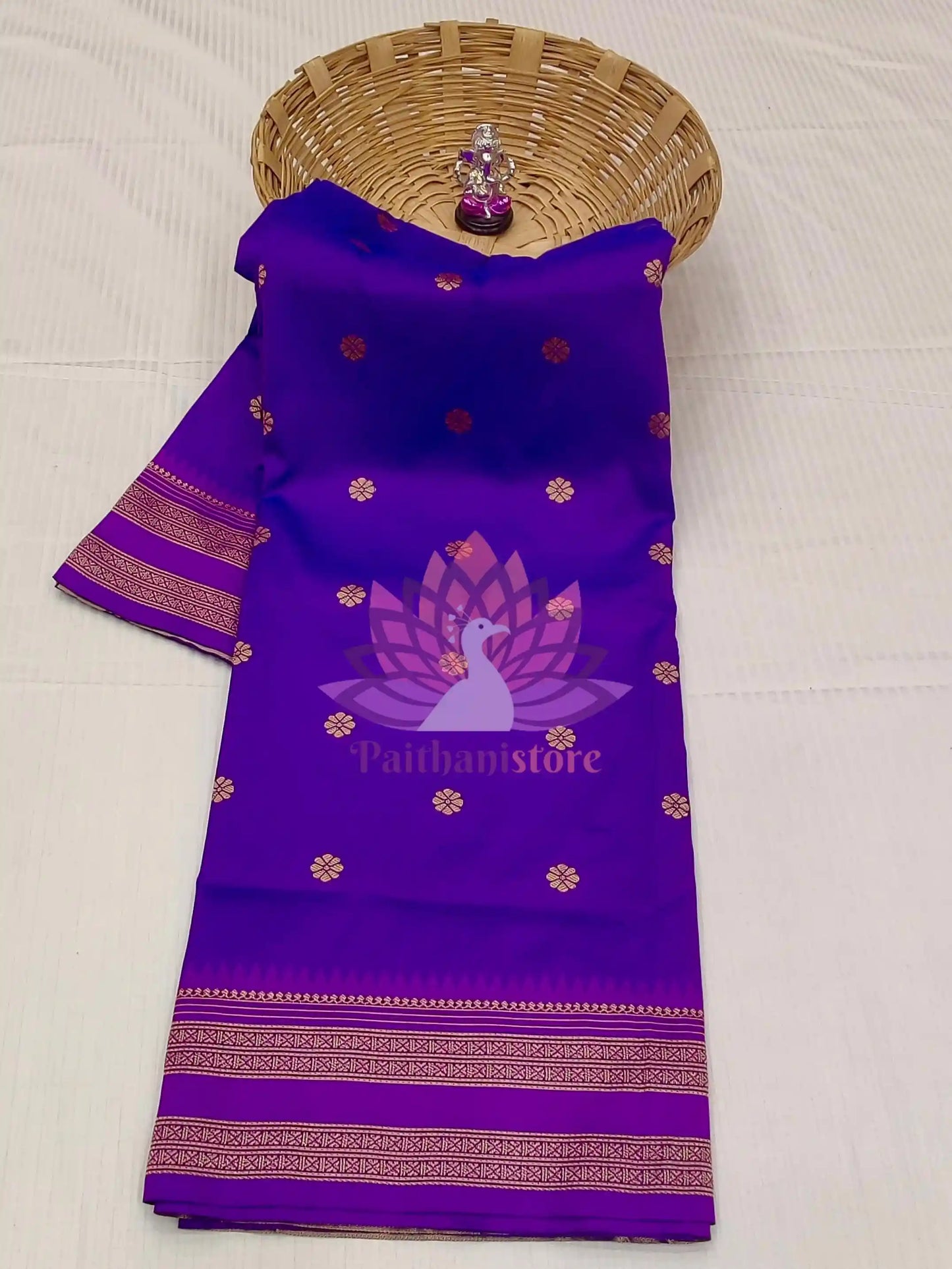 Semi-Silk Narayan Peth Paithani Saree