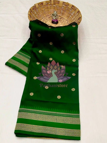 Semi-Silk Narayan Peth Paithani Saree