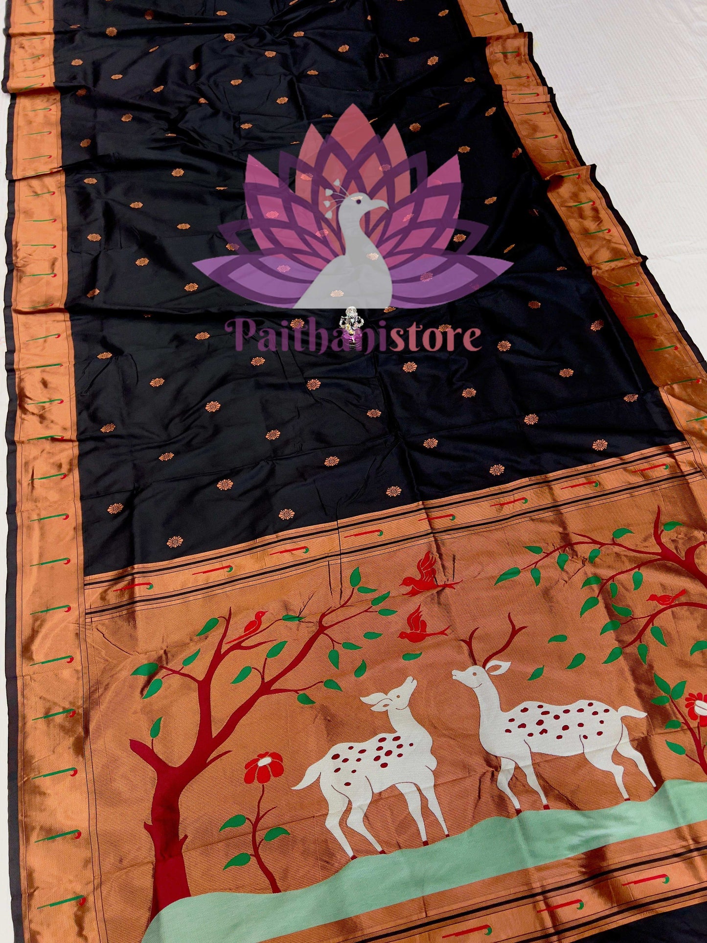 Designer Pallu Paithani Sarees